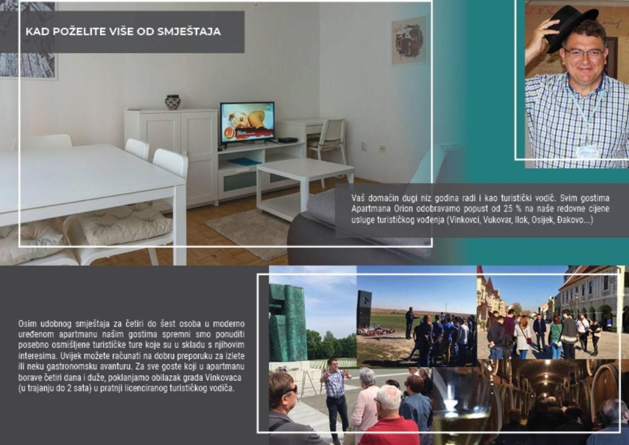 Apartmani Orion - Kasiopeja Vinkovci Esterno foto
